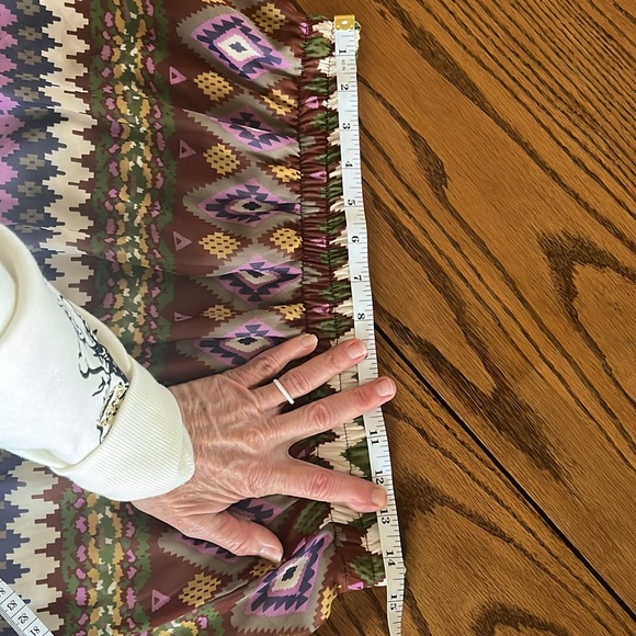 Earthy Aztec Tribal High Low Skirt - Picture 6 of 6